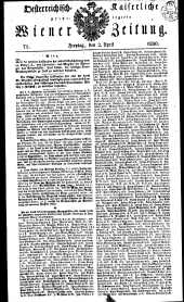 Wiener Zeitung 18300402 Seite: 1