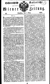 Wiener Zeitung 18300501 Seite: 1