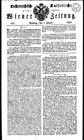 Wiener Zeitung 18300601 Seite: 1