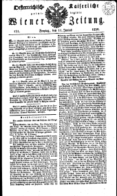 Wiener Zeitung 18300611 Seite: 1