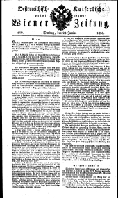 Wiener Zeitung 18300622 Seite: 1