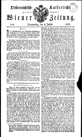 Wiener Zeitung 18300708 Seite: 1