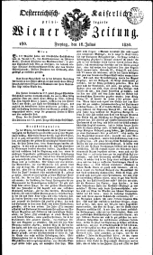 Wiener Zeitung 18300716 Seite: 1