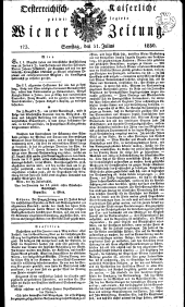 Wiener Zeitung 18300731 Seite: 1