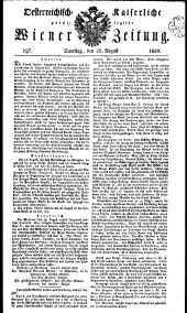 Wiener Zeitung 18300828 Seite: 1