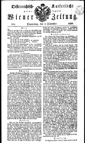 Wiener Zeitung 18300902 Seite: 1