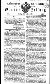 Wiener Zeitung 18300903 Seite: 1