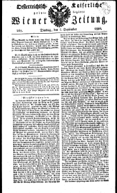 Wiener Zeitung 18300907 Seite: 1