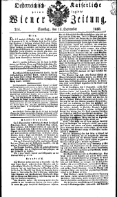 Wiener Zeitung 18300918 Seite: 1