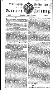 Wiener Zeitung 18301002 Seite: 1