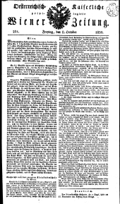 Wiener Zeitung 18301008 Seite: 1