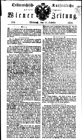 Wiener Zeitung 18301013 Seite: 1