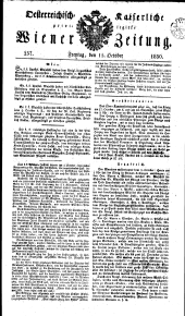 Wiener Zeitung 18301015 Seite: 1