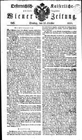 Wiener Zeitung 18301026 Seite: 1