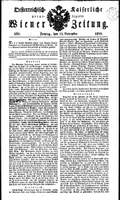 Wiener Zeitung 18301112 Seite: 1