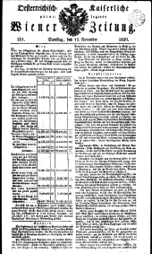 Wiener Zeitung 18301113 Seite: 1