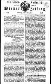 Wiener Zeitung 18301206 Seite: 1