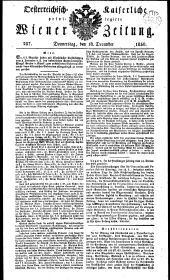 Wiener Zeitung 18301216 Seite: 1