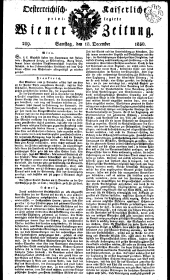 Wiener Zeitung 18301218 Seite: 1