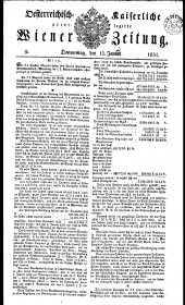 Wiener Zeitung 18310113 Seite: 1