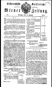 Wiener Zeitung 18310114 Seite: 1