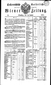 Wiener Zeitung 18310129 Seite: 1