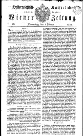 Wiener Zeitung 18310203 Seite: 1