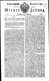 Wiener Zeitung 18310208 Seite: 1