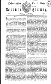 Wiener Zeitung 18310307 Seite: 1