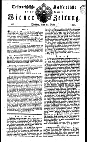 Wiener Zeitung 18310315 Seite: 1