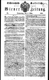 Wiener Zeitung 18310317 Seite: 1