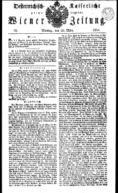 Wiener Zeitung 18310328 Seite: 1