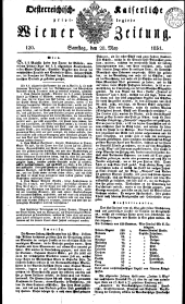 Wiener Zeitung 18310528 Seite: 1