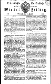 Wiener Zeitung 18310622 Seite: 1