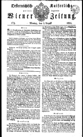 Wiener Zeitung 18310808 Seite: 1