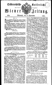 Wiener Zeitung 18310914 Seite: 1