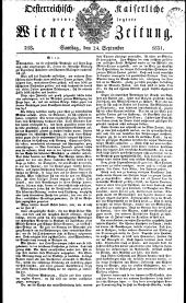 Wiener Zeitung 18310924 Seite: 1