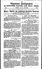 Wiener Zeitung 18310924 Seite: 15