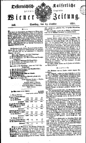 Wiener Zeitung 18311029 Seite: 1