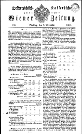 Wiener Zeitung 18311206 Seite: 1