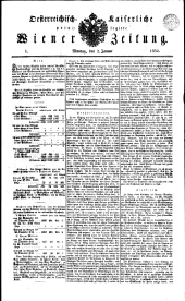 Wiener Zeitung 18320102 Seite: 1