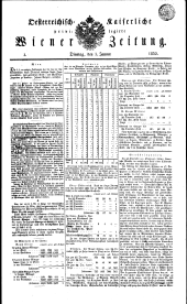 Wiener Zeitung 18320103 Seite: 1