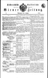 Wiener Zeitung 18320104 Seite: 1