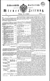 Wiener Zeitung 18320109 Seite: 1