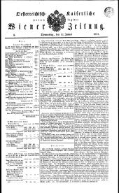 Wiener Zeitung 18320112 Seite: 1