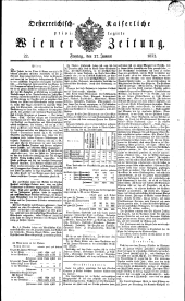 Wiener Zeitung 18320127 Seite: 1