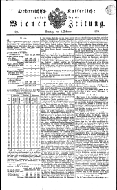 Wiener Zeitung 18320206 Seite: 1