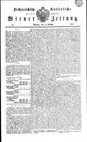 Wiener Zeitung 18320213 Seite: 1