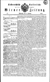 Wiener Zeitung 18320215 Seite: 1