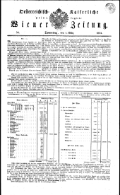 Wiener Zeitung 18320301 Seite: 1